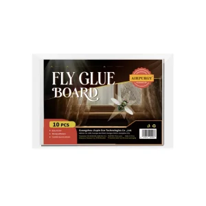 1 Bag of 10 Sticky Fly Trap Boards with 80%+ Active Ingredient for Outdoor Pest Control