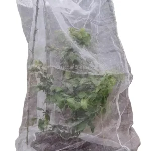 120*140cm Fruit Tree Net With Drawstring Garden Plant Netting Mesh Barrier Bags Plant Protective Netting