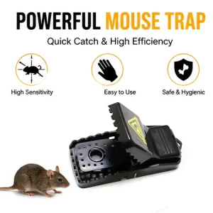 14.1×7.6×7.4cm Solid Plastic Eco Friendly Effective Easy to Use Mouse Trap