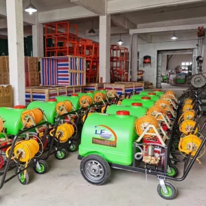 160L Gasoline Engine Power Sprayer Trolley Pesticide Wheelbarrow Sprayer Pump for Farmland Agricultural Use