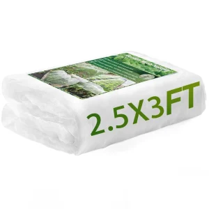 7.5 X 9 FT Garden Netting Pest Barrier Bird Ultra Fine Mesh for Raised Beds Plants Outdoor Greenhouse Insect Protection