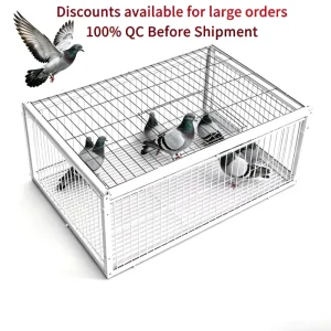 70*40*26cm Heavy Galvanized Bird Cage Large with High Capacity Continuous Capture for Factory Commercial Building Bulk Orders
