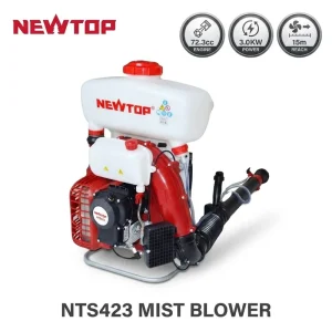 72.3cc Gasoline Mist Blower Sprayer NTS423 with 15M Spray Range for Cocoa and Coffee Plantations