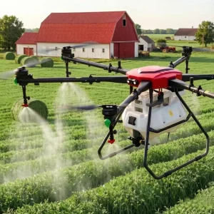 Agricultural Drone with Pump Sprayer System for Farm Pesticide Application