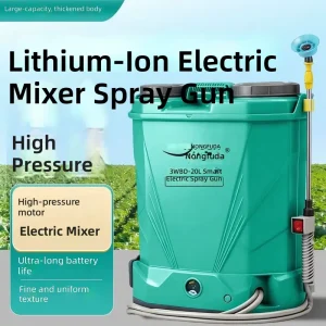 Agricultural Electric Sprayer High-Pressure Lithium Battery Backpack Pesticide Applicator 20L Capacity