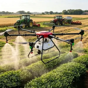 Agricultural Sprayer Drone with High-Strength Integrated Structure