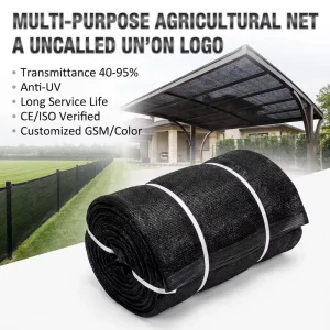 Agriculture Shade Net 35% 50% Black White Color Shadow Cloth