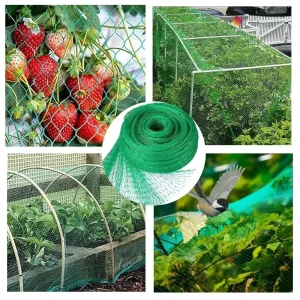 Anti Bird Net Mesh Covering Rice Farming Garden Crop protection Netting Agriculture Bird Net for Orchard Vineyard Farm Garden