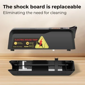 Automatic Battery Powered Electric Mouse Trap Eco Friendly for Kitchen & Farm Pest Control 100% Kills Mice Rats & Rodents