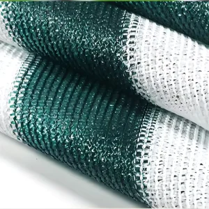 Balcony Privacy Net Fence Courtyard Garden Netting Dark Green and White