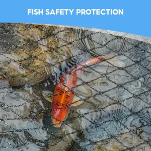 Black Agricultural Pond Netting for Leaf and Predator Protection