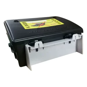 Black Plastic Mouse Bait Station for Rodent Control in Restaurants