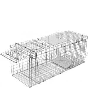 Catch Release Humane Solid Galvanized Steel Non Toxic Eco Friendly Live Cage Trap for Cats Rabbits Squirrels Raccoons Farm Use