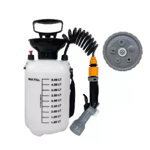 Compact Pressure Sprayer for Camping Shower and Dog Wash