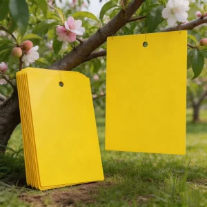 Custom Eco Yellow Gel Adhesive Traps Disposable Long Lasting Plastic Sheet Effective Mosquitoes Greenhouse Pest Control (20 100