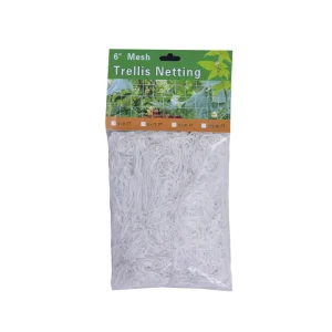 Custom-Made 4x8FT White Hydroponic Trellis Netting for Plant and Flower Support