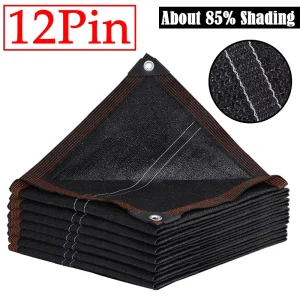 Custom Size HDPE Anti-UV Shade Net with Metal Grommets and Reinforced Corners for Agricultural Greenhouses