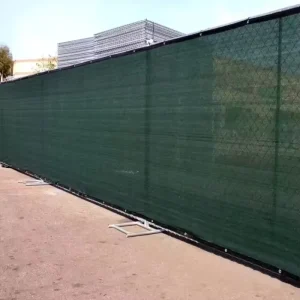 Dark Green 100% Virgin HDPE UV Windbreak Privacy Screen 6ft*50ft for Gardens and Balconies