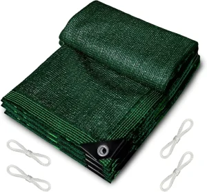 Dark Green HDPE Shade Cloth UV Resistant Sun Block Shade Netting for Greenhouse Farm Patio Garden Orchard