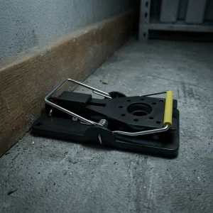 Disposable ABS Black Snap Mouse Trap for Farm Use