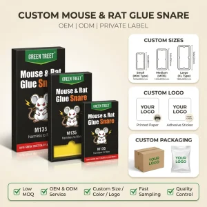 Dual-Action Mouse Paper Board and Yellow Sticky Fly Trap