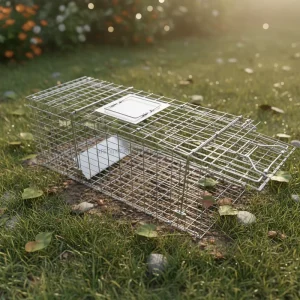 Durable Foldable Metal Live Catch Mouse & Rat Trap Cage