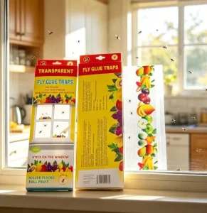 Eco-Friendly Disposable Transparent Window Fly Sticky Trap
