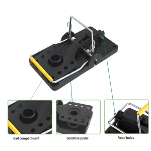 Eco Friendly Plastic Solid Mouse Trap for Farm and Outdoor Animal Control