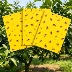 Eco Safe Disposable Double Sided Yellow Gel Sticky Traps with Long Lasting Glue for Greenhouse and Farm Use