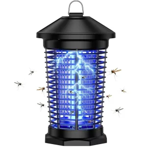 Electronic Insect Killer with 1 Acre Coverage, Black Fly Trap for Patio, Home, and Backyard