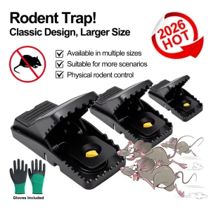 Extra-Large Heavy-Duty ABS Snap Trap for Mice and Rodents