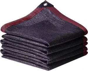 Factory Custom Black Shade Net Covering Garden Mesh UV Resistant with Ties for Patio Outdoor Greenhouse Fence