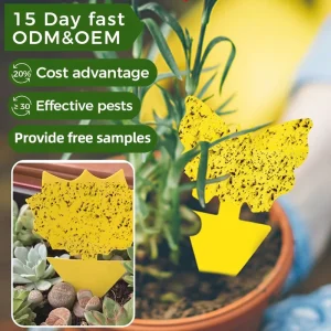 Factory Direct Garden Insect Trap for Flying Ants, Beetles, and Ticks with Solid Sticky Board for Lawn and Farm Use