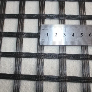 Fiberglass Black Net Animal Breeding Fence Geogrid Anti-Mole Garden Agriculture 20 kN Tensile Strength