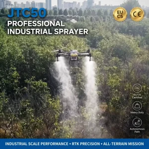 For Industrial Quality Agricultural Drone Sprayer Professional Smart Farming Crop Protection Autonomous Mission Carbon Fiber