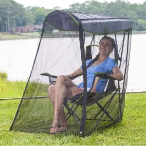 For Outdoor Swing Courtyard Mosquito Net Canopy Chair Insect Proof Cover American Style Modern Gauze Curtain Garden Shading