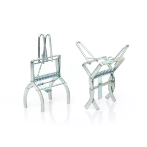 Galvanized Mole, Vole, and Gopher Trap for Lawns, Yards, and Gardens, Leg-Hold Trap, HC2404