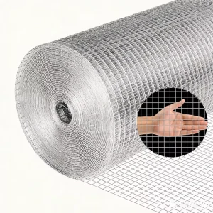 Galvanized Welded Wire Mesh Square Hole Garden Fence and Bird Cage Netting