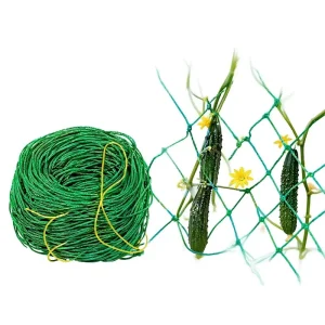 Garden Trellis Netting for Climbing Plants Heavy-Duty Mesh Support for Cucumber Vine Morning Glory Tomato Greenhouse