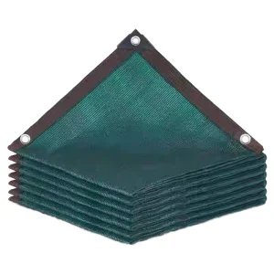 Green HDPE Heavy-Duty Portable Folding Rectangular Shading Net for Agriculture Garden Greenhouse