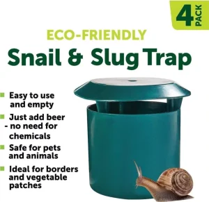 Green Plastic Slug Snail Trap for Garden and Farm Insect Control