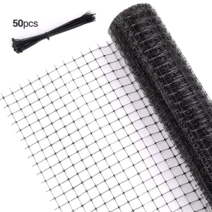 HDPE Anti Mole Anti Bird Netting UV Stabilized Mesh Creeper Plant Support Multi Mesh Sizes Easily Assembled Cleaned Gardens
