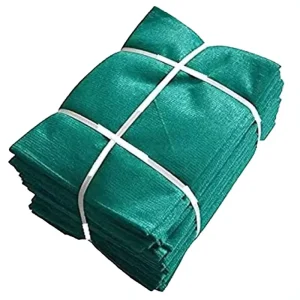HDPE Green Shade Net 50% UV Protection 6.5 x 5 ft for Terrace, Garden and Balcony