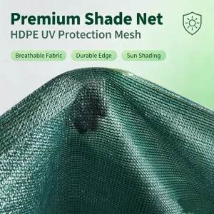HDPE Rectangle Woven Outdoor Shade Net Roll for Agricultural Greenhouse Garden Patio Sun Protection