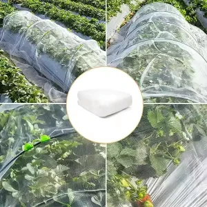 HDPE Transparent Insect proof Mesh Has Fine Meshes the Insect proof Net Blocks Pests While Maintaining Light Transmittance