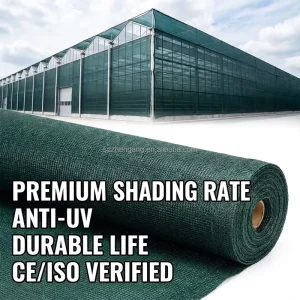 HDPE Warp Knitted UV Protected Anti aging 30% 95% Shading Rate Agricultural Shade Net for Farm Orchard and Greenhouse