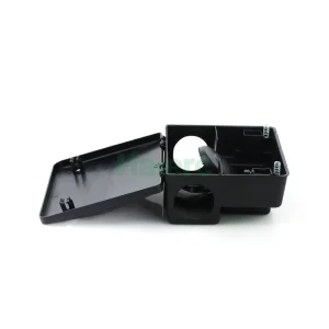 Haierc Plastic Mouse Rat Bait Station Reusable Black Mouse Trap Bait Box Rodent Bait Station