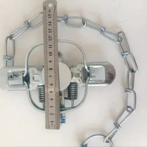 Heavy Coil Spring Metal with Solid Manual Eco Structure Leg Hold Animal Trap for Farm Live Possum Capture