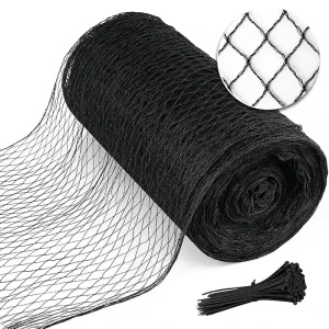 Heavy-Duty Anti-Bird Netting Roll for Outdoor Flowers, Fruit, Beans, Gardens, and Farms