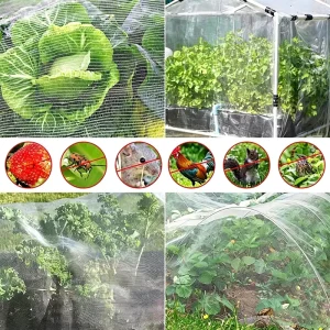 Heavy Garden Fruit Tree Plastic Poly HDPE Anti Insect Proof Pest Repellent Screen Net Mesh House Agriculture Greenhouse Farming